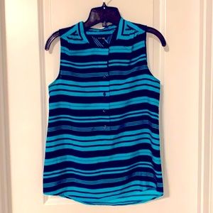 Sleeveless JCrew Stripped Shirt